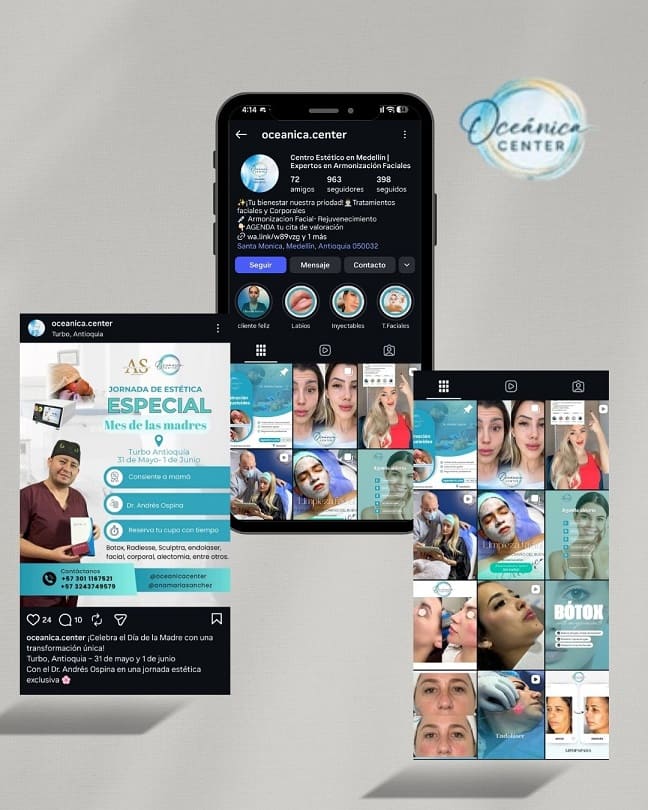 Perfil Instagram Oceanica Center